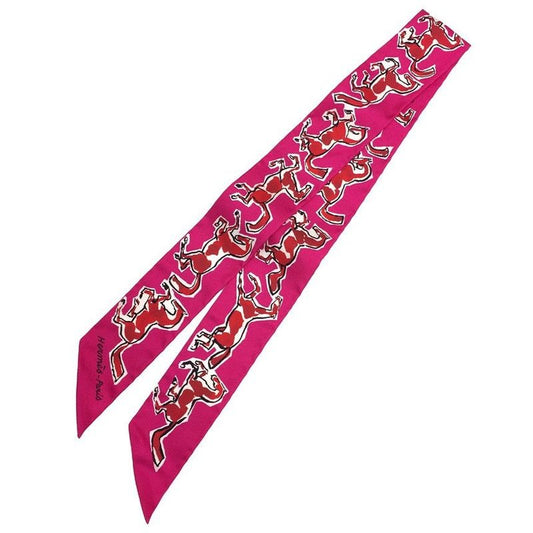 Hermes Twilly Chevaux En Liberte Freedom Horse Scarf Aq7727