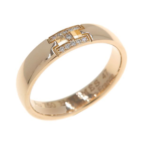 Hermes Everhella Cles Su Ring /1P Diamond #47