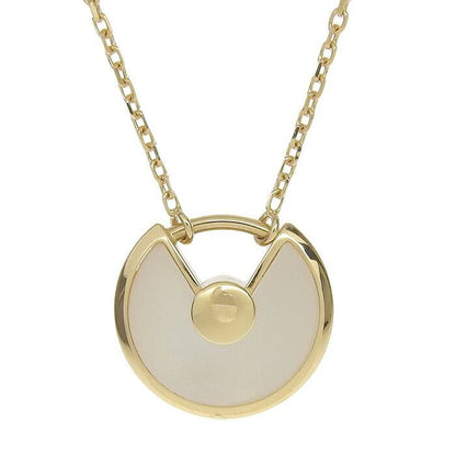 Cartier Amulet De Cartier Pearl Diamond Necklace XS 18K Yellow Gold 750 Yellow