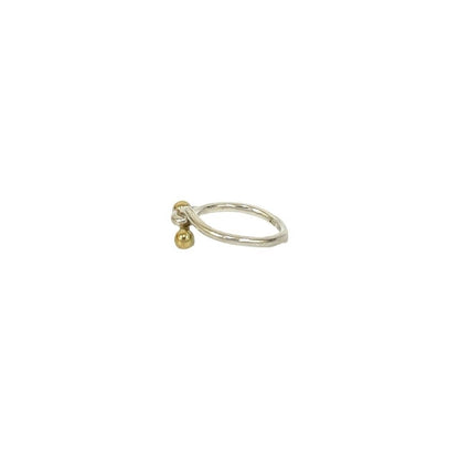 Tiffany & Co Love Knot Ring 18K Yellow Gold Silver — view 5