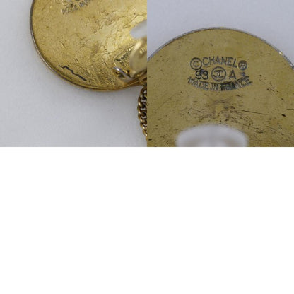 Chanel Matelasse Bag Motif Coco Mark Vintage Gold Plated 93A Ladies 37.8g