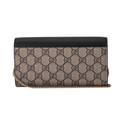 Gucci Long Wallet GG Supreme Brown/black