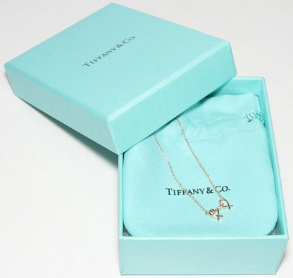 Tiffany & Co Pendant Necklace 18K Pink Gold Diamond 1p(001ct) Paloma Picasso