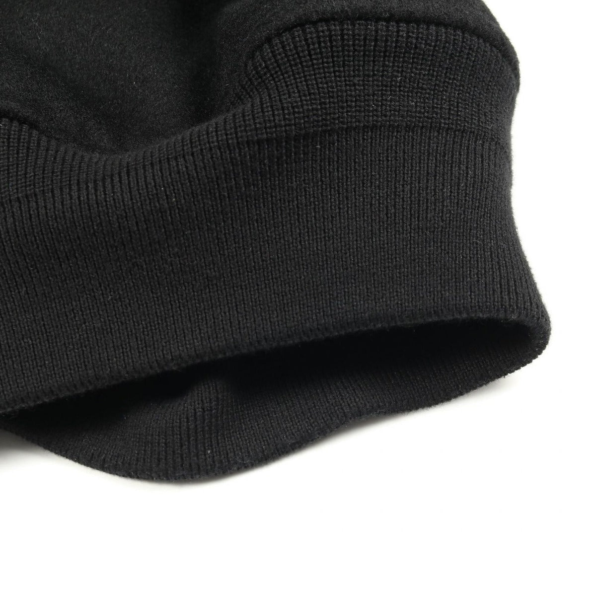 Balenciaga Jacket Logo Embroidery Black Wool Bomber — view 8