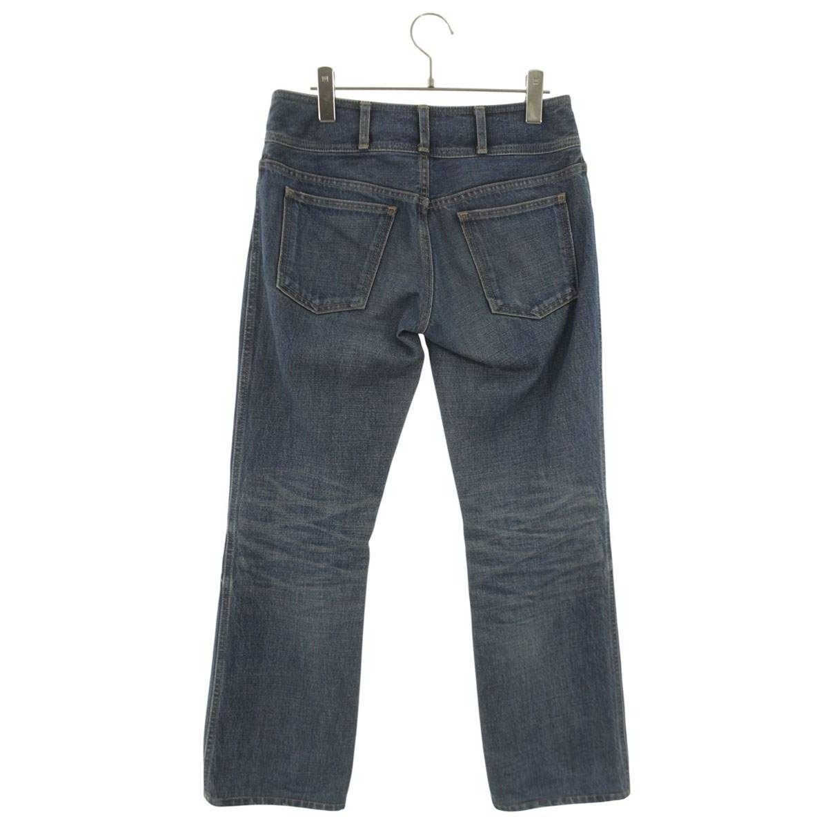 Celine Jane Triomphe Logo Chainf Denim Pants — view 2