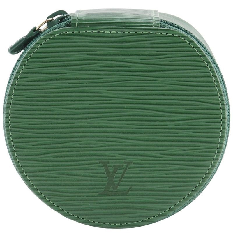 Louis Vuitton Ecrin Bijou 12 Jewelry Case Pouch Epi Leather Borneo Green