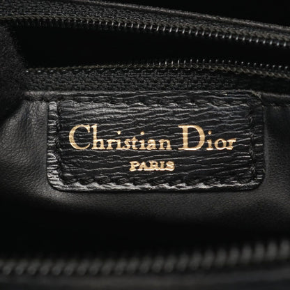 Dior Handbag CD Logo Black Leather — view 4