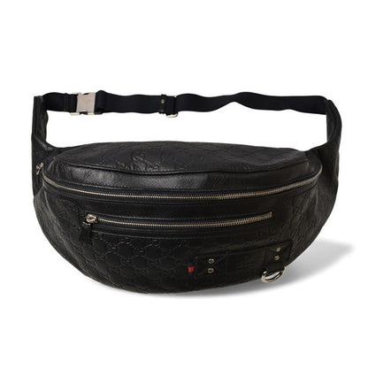 Gucci Body Bag Waist Pouch Guccissima GG Navy Men — view 2