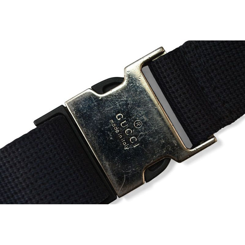 Gucci Body Bag Waist Pouch Guccissima GG Navy Men — view 5