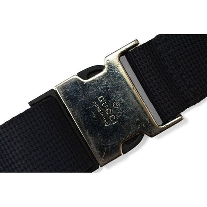 Gucci Body Bag Waist Pouch Guccissima GG Navy Men — view 5