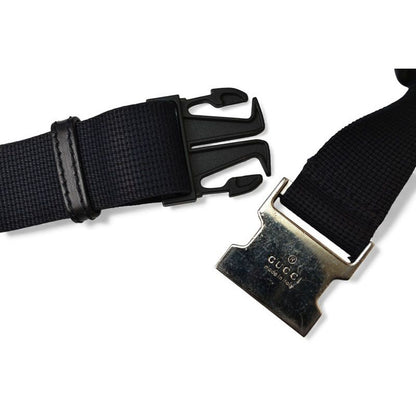 Gucci Body Bag Waist Pouch Guccissima GG Navy Men — view 6