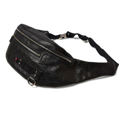 Gucci Body Bag Waist Pouch Guccissima GG Navy Men