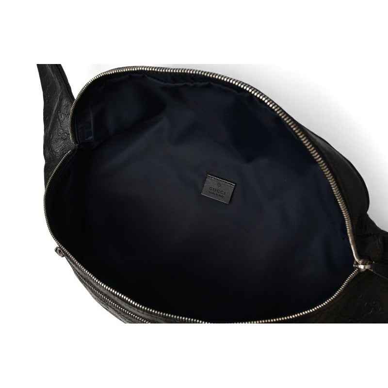 Gucci Body Bag Waist Pouch Guccissima GG Navy Men — view 9