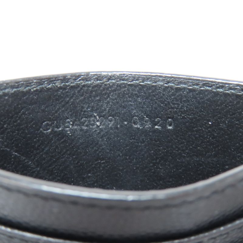 Saint Laurent V-stitch Logo Card Case Calf Women