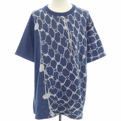 Louis Vuitton Cotton Short Sleeve Boat Neck Knit Sweater