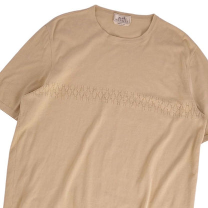 Hermes Knitted Sweater Short Sleeves Short Sleeves Cotton