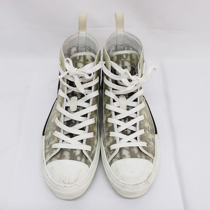 Dior Sneakers - High Cut Oblique White Notation Size 43 27cm (10.63in)