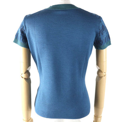 Hermes 22SS 2e2601d4 Silk Chaine D'ancre Clicetis Pattern Crew Neck Short