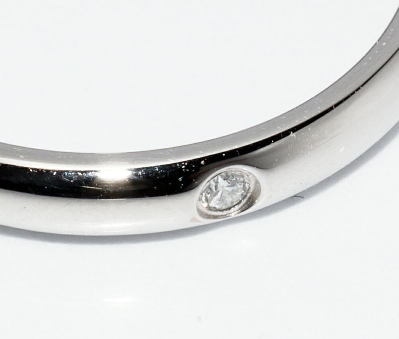 Cartier Ring Pt950 Diamond 1P (001ct) Classic Wedding Ring 1895 Wedding Ring