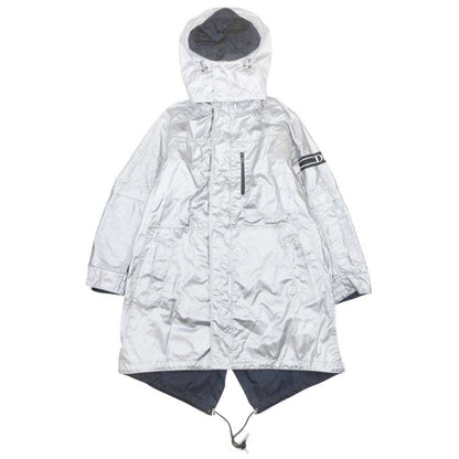 Dior Homme Descente Collaboration Capsule Collection Reversible Coat 44 Silver