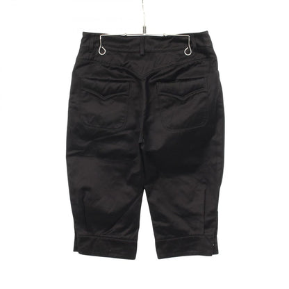 Chanel Pants CC Logo Rhinestone Flower Button Cotton Shorts — view 2