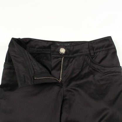 Chanel Pants CC Logo Rhinestone Flower Button Cotton Shorts — view 5