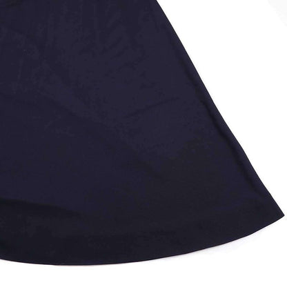 Chanel Tweed Combination Rayon Skirt P54588v41169 Navy 44