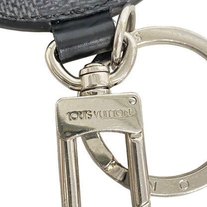 Louis Vuitton Key Holder Charm Damier Graphite Porte Cles Padded Window Rose — view 2