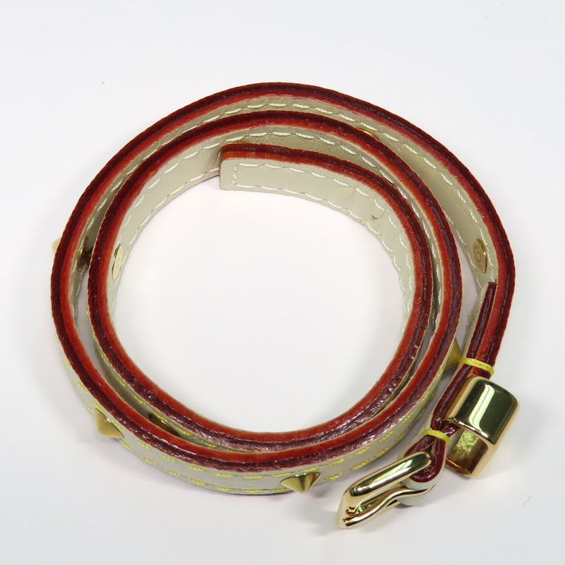 Louis Vuitton Bracelet Suhari Double Tour M91846 Bronze Ivory Gold