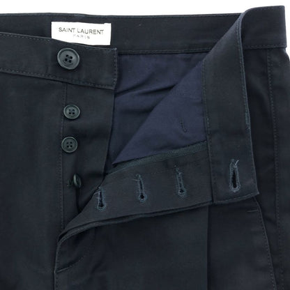 Saint Laurent Paris Cotton Chino Pants 582300 Y812k Navy 30