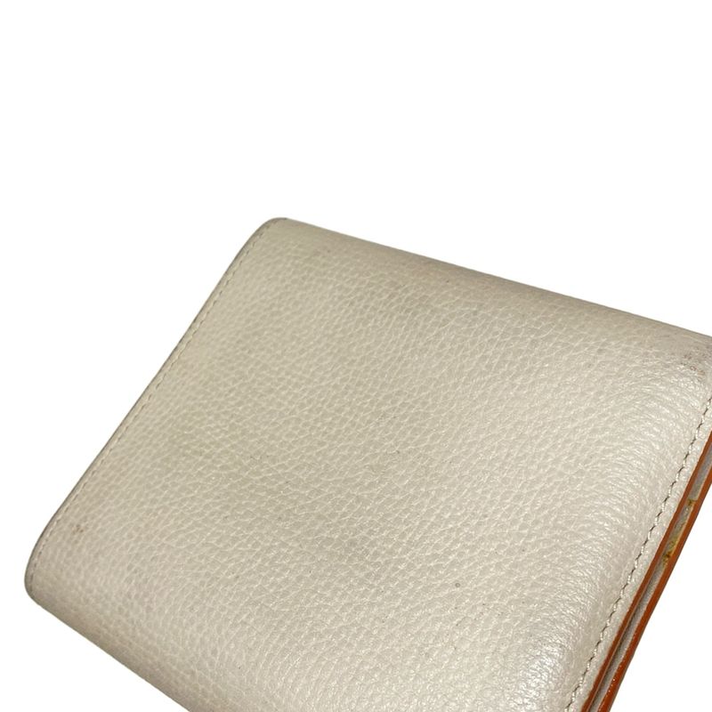 Loewe Trifold Wallet - Grey Beige Leather
