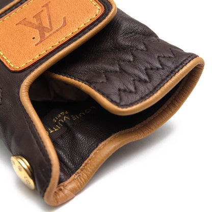 Louis Vuitton Accessories Ladies Women Leather Genuine Leather Dark Brown Golf