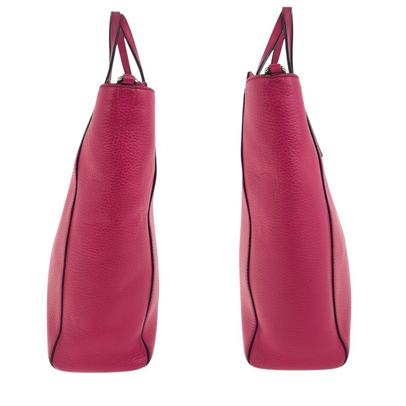 Gucci Swing Pink Gold Hardware Leather 368824 Tote Bag Shoulder Bag 2way Ladies