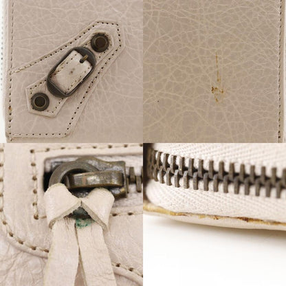 Balenciaga Classic Continental 253036 Calf Beige Pink Ladies Long Wallet