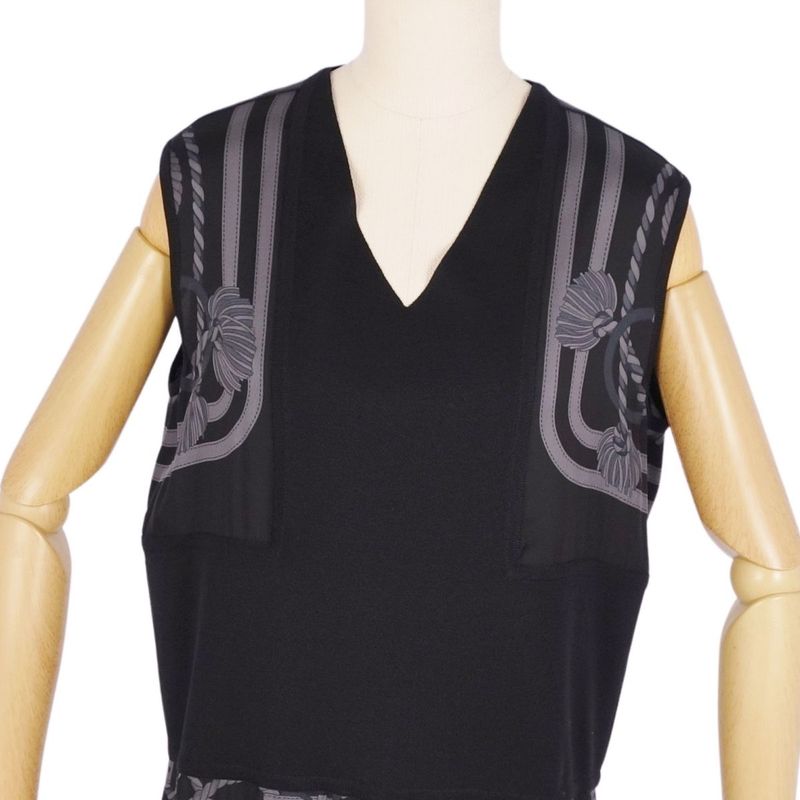Hermes Dress 20SS Sleeveless Knit Sil