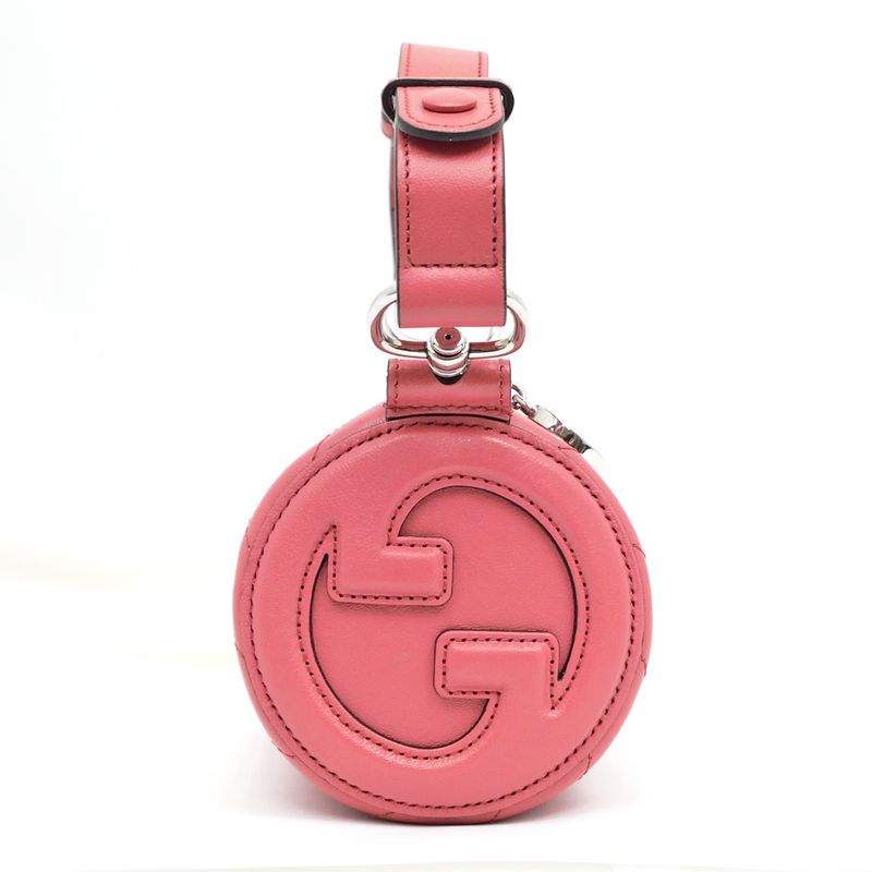 Gucci Blondie Mini Shoulder Bag 760170 One Shoulder - Pink Leather