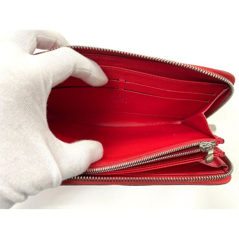 Louis Vuitton Epi Zippy Wallet Round Zip Long Coclico Red — view 11