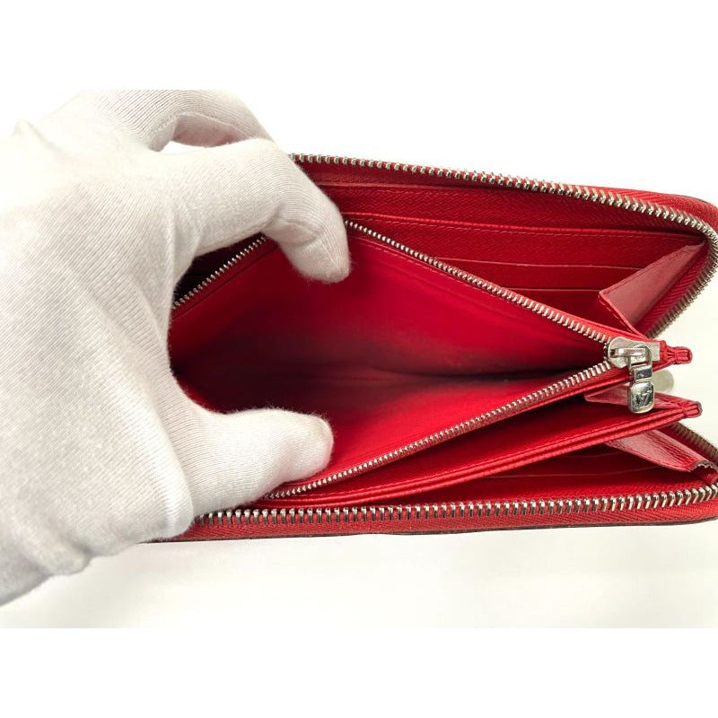Louis Vuitton Epi Zippy Wallet Round Zip Long Coclico Red — view 12