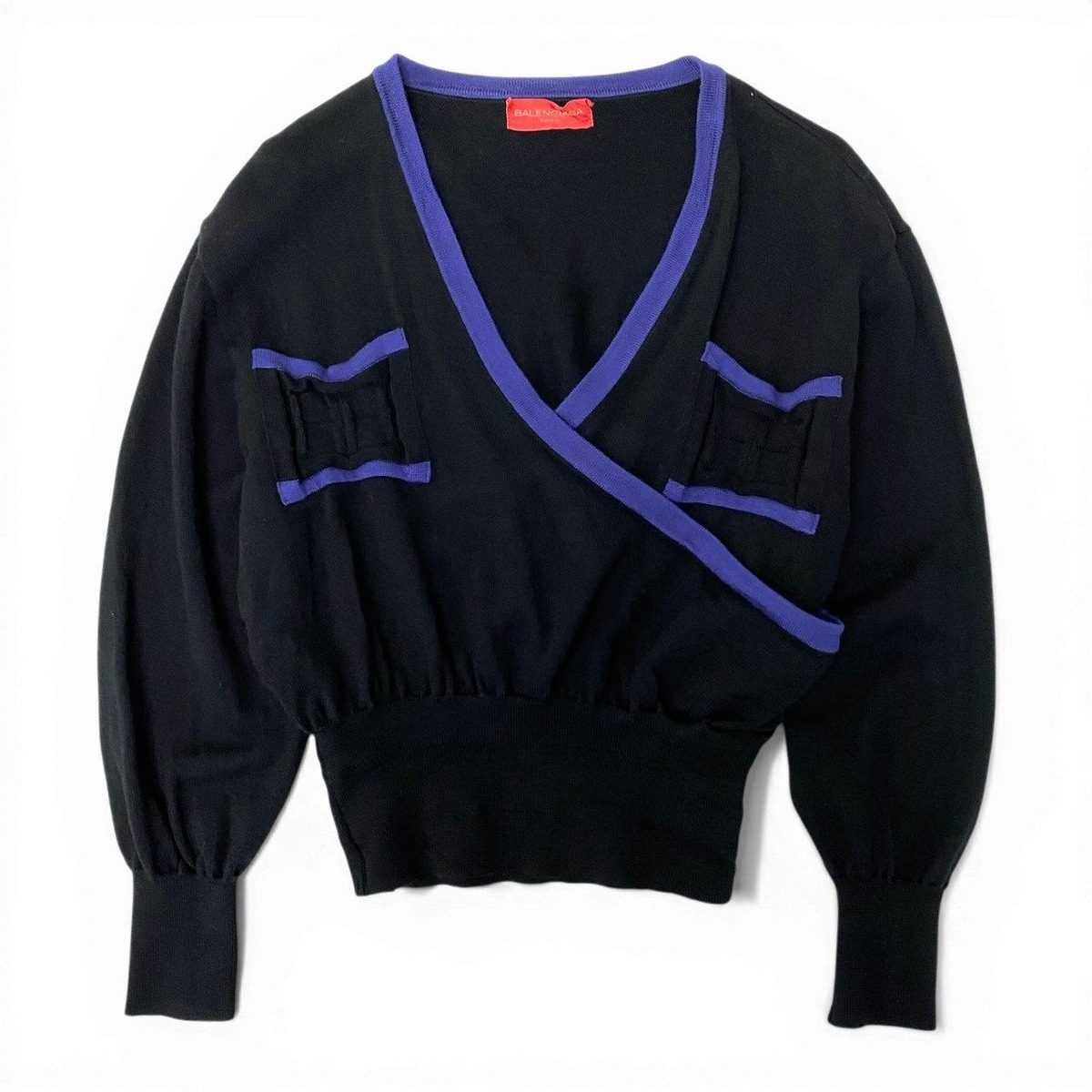 Balenciaga Long Sleeve Knit Cardigan Bblogo Deformed — view 2