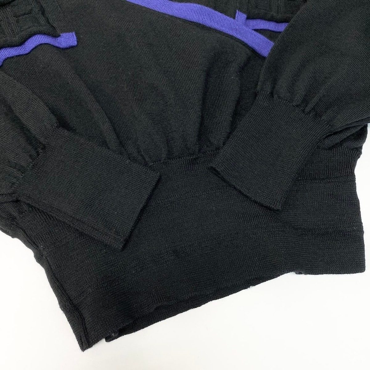 Balenciaga Long Sleeve Knit Cardigan Bblogo Deformed — view 6
