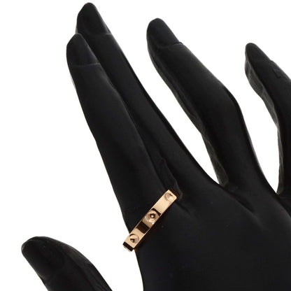 Louis Vuitton Petite Berg Empreinte #60 Ring 18K Pink Gold Unisex