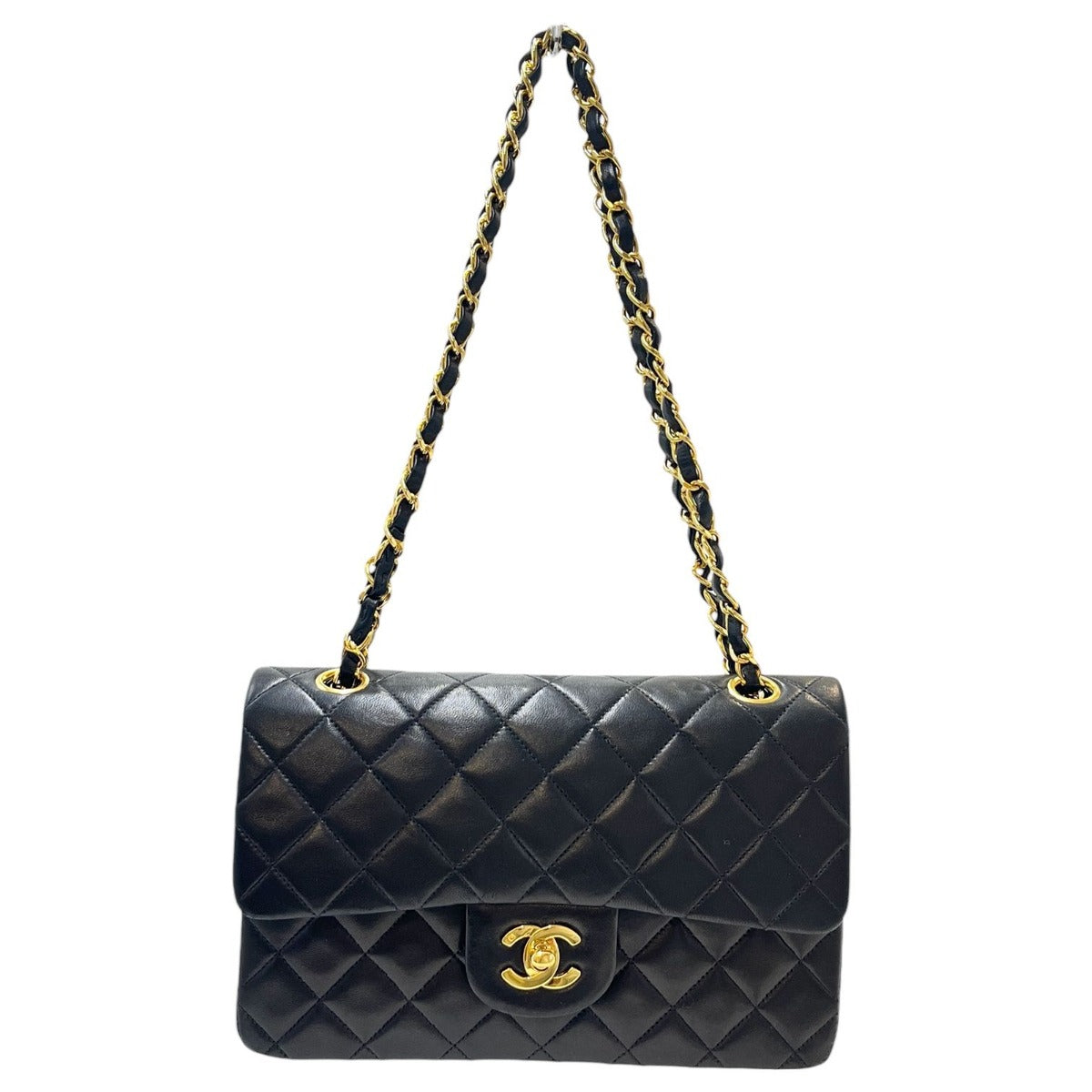 Chanel Shoulder Bag Quilted Double Flap Lambskin