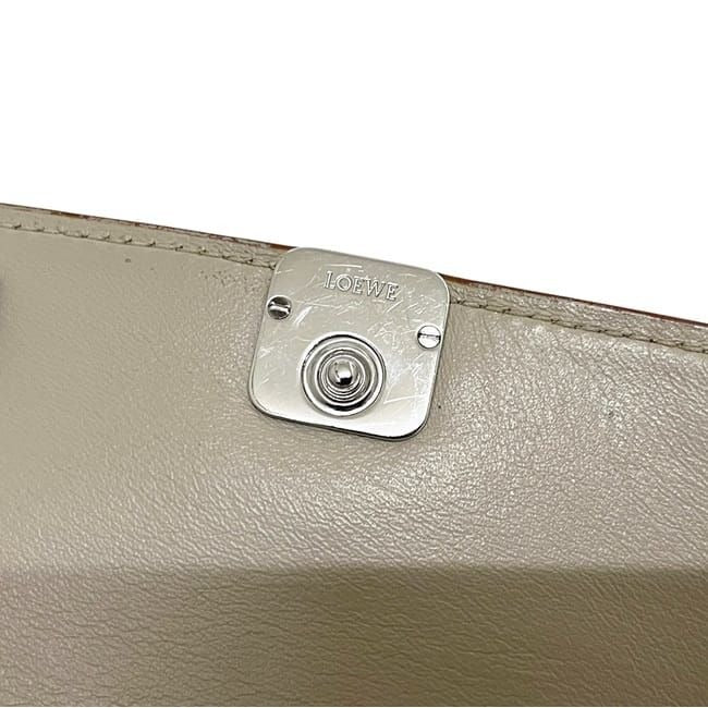 Loewe Trifold Wallet Vertical Beige Anagram — view 8