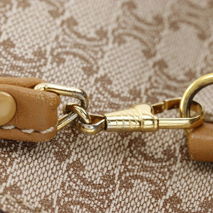 Celine Old Celine Macadam 2WAY Clutch PVC X Leather Beige Ladies Shoulder Bag