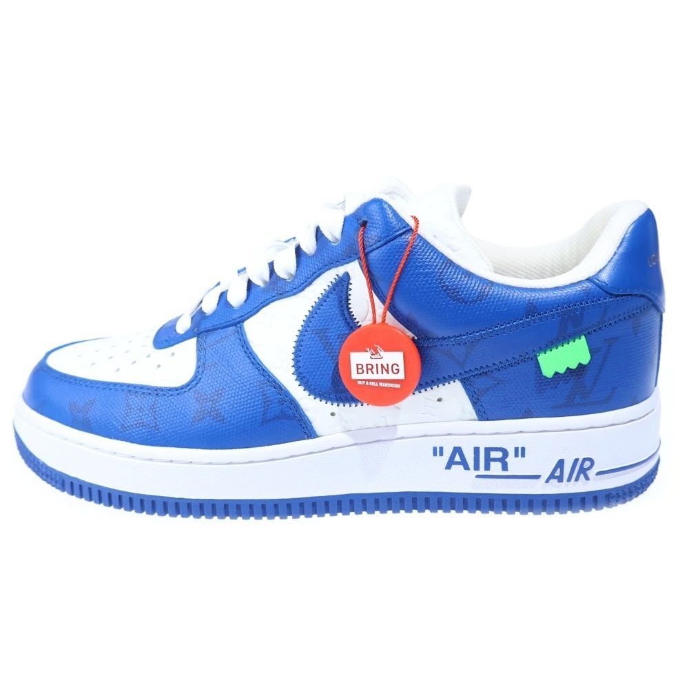 Louis Vuitton Air Force 1 Low by Virgil Abloh Nike Sneaker White Blue