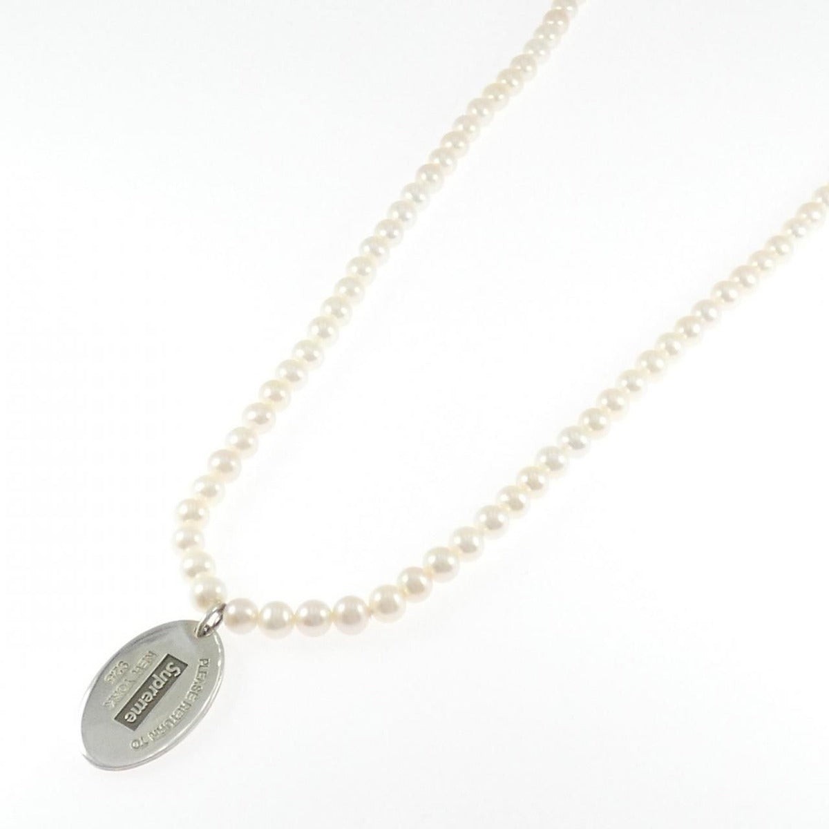 Tiffany & Co Oval Tag Necklace — view 2