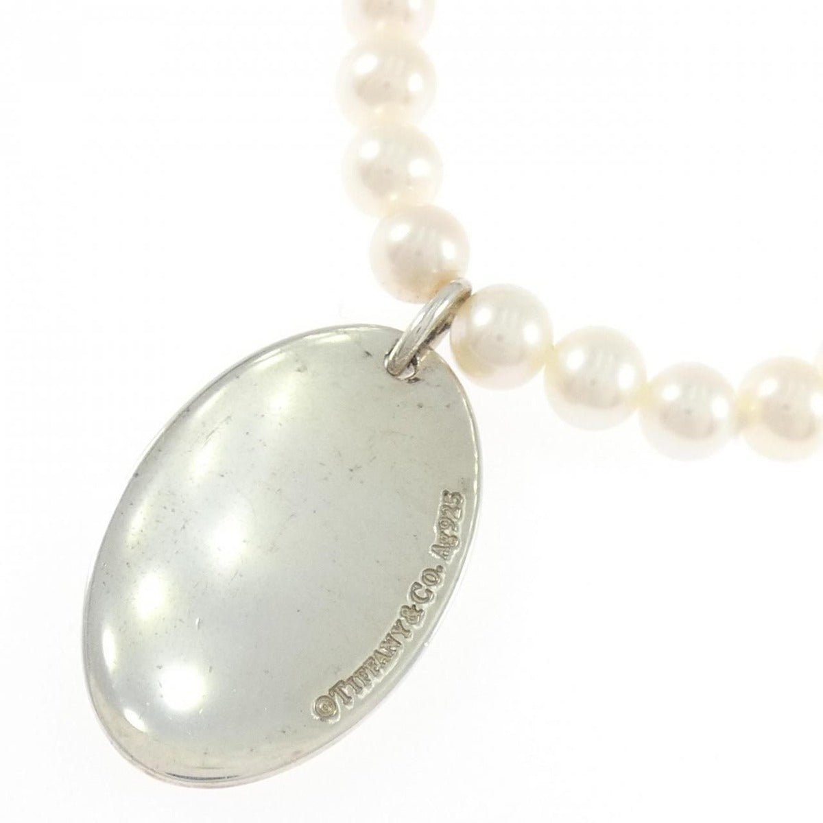 Tiffany & Co Oval Tag Necklace — view 4