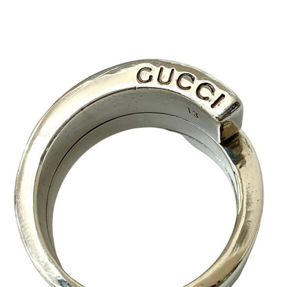 Gucci Spiral Ring Silver 925 Accessory No 12 102-5