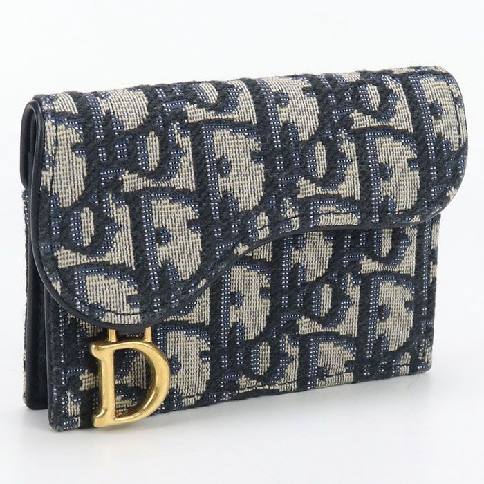 DIOR Bloom Card Holder Saddle S5611 CTZQ M928 Business Card Holder Dior Oblique