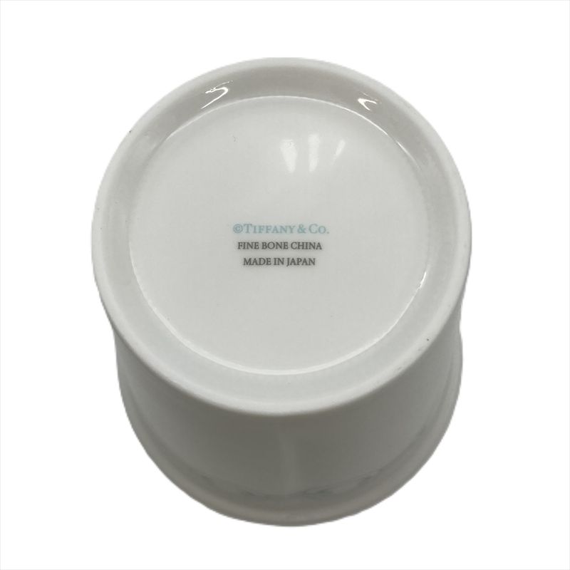 Tiffany & Co Tiffany & Co Return To Etched Coffee Cup Glasses Bone China White